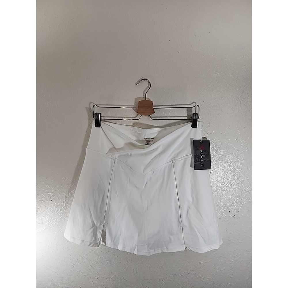 Kadylux White Skort Size 14/16 NWT Flawed